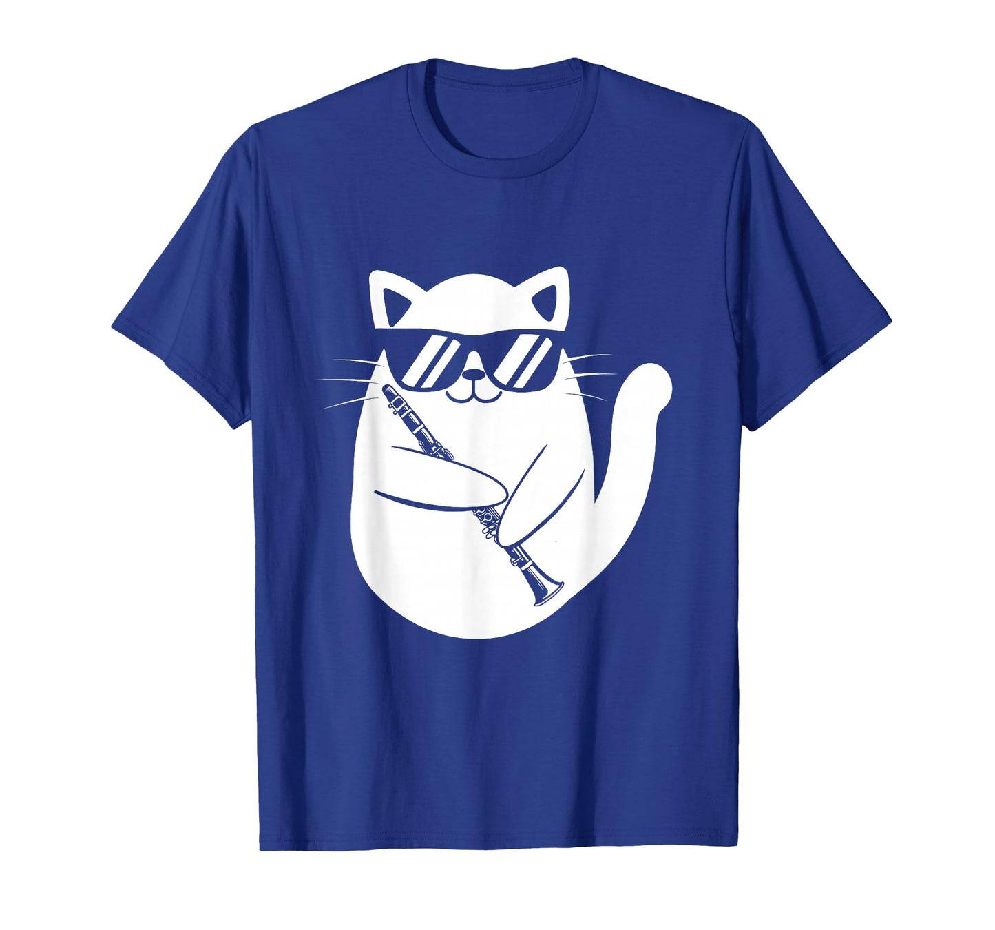 Clarinet Player - Cat Clarinetist Music Lover Marching Band T-Shirt