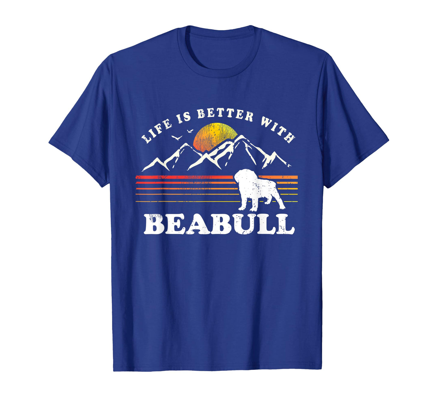 Life Better Beabull Vintage Dog Mom Dad T-Shirt