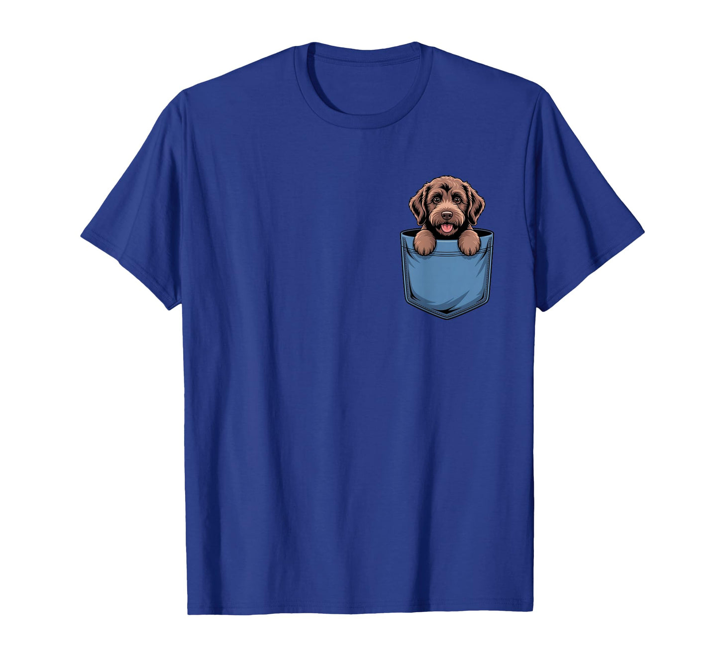 Cute Pocket Labradoodle Lover Chocolate Doodle Dog Mom T-Shirt