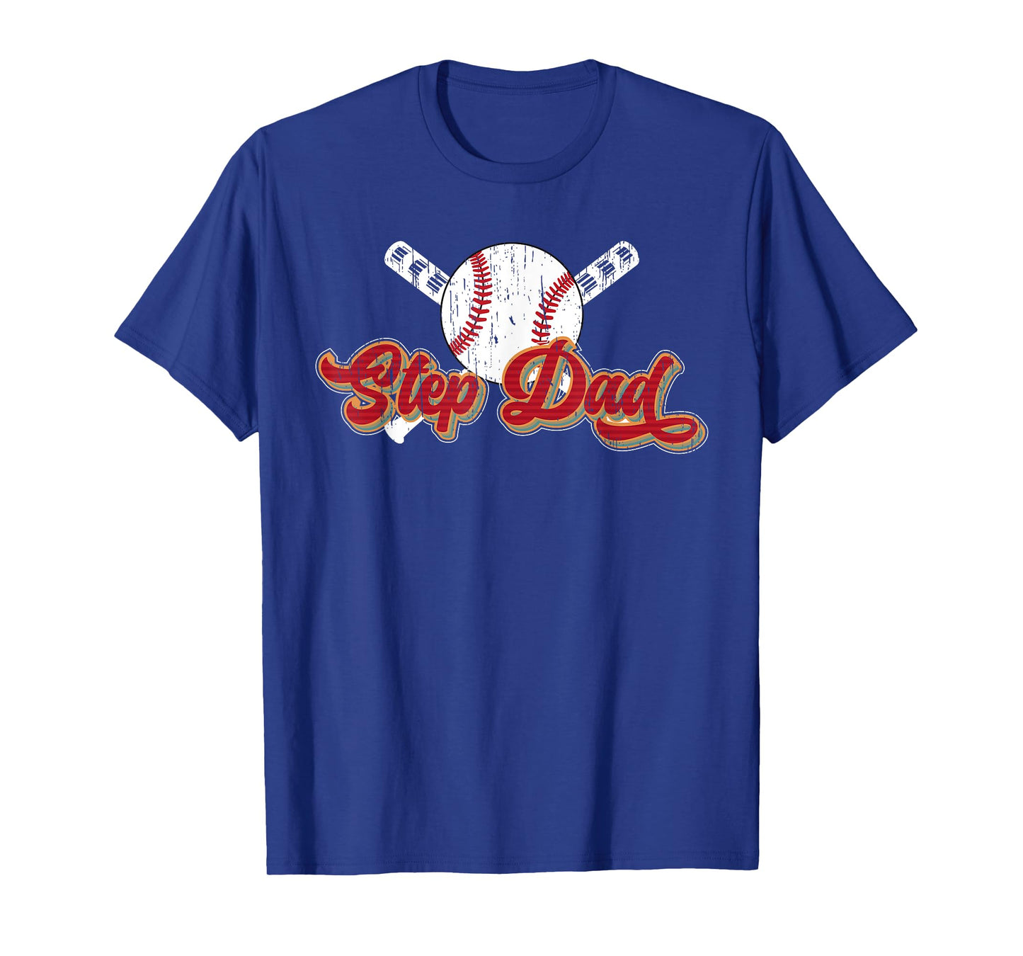 Baseball Step Dad Of A Baseball Player Stepfather T-Shirt