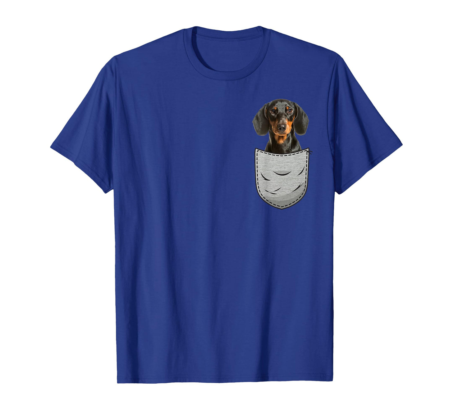 Dachshund Cap Dachshund Chest Bag Pocket Dog Owners T-Shirt