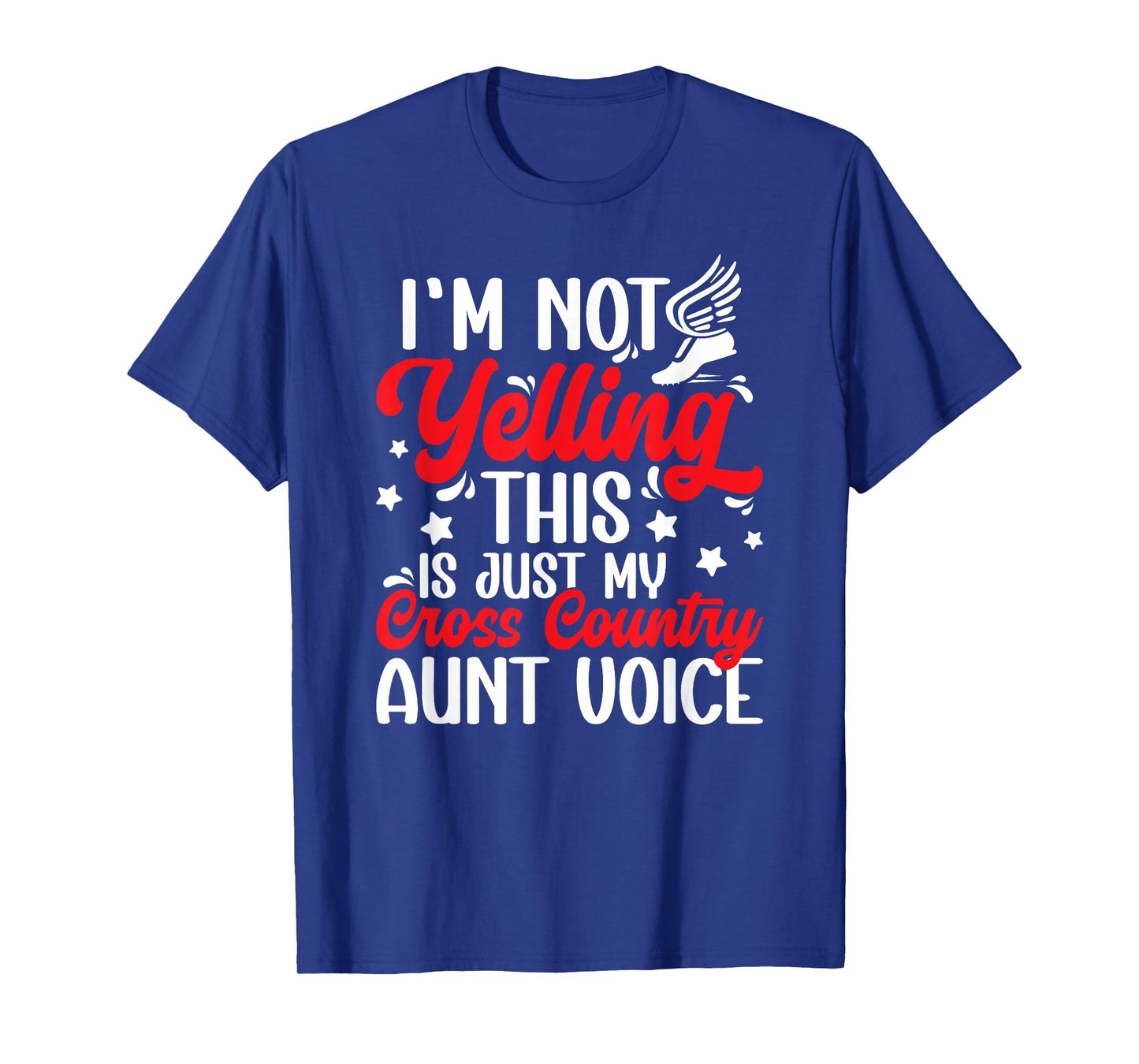 Cross Country Aunt Voice Cross Country Runner Auntie XC Aunt T-Shirt