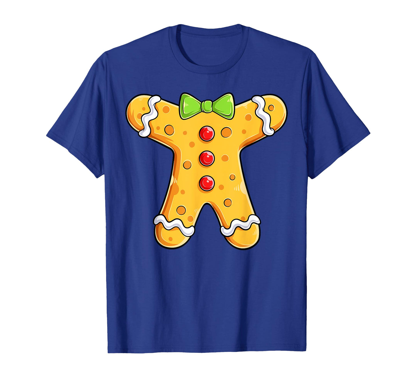 Gingerbread Man Costume Halloween Christmas Boys Girls Kids T-Shirt