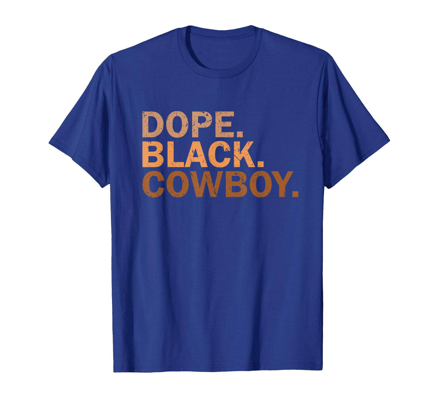 Dope Black Cowboy Melanin Black African Rodeo Cowboy T-Shirt