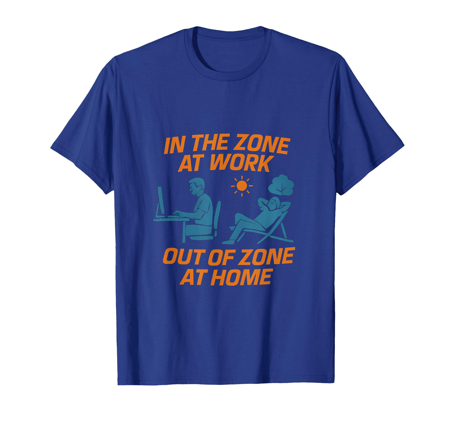 in The Zone at Work Out of Zone at Home Graphic T-Shirt