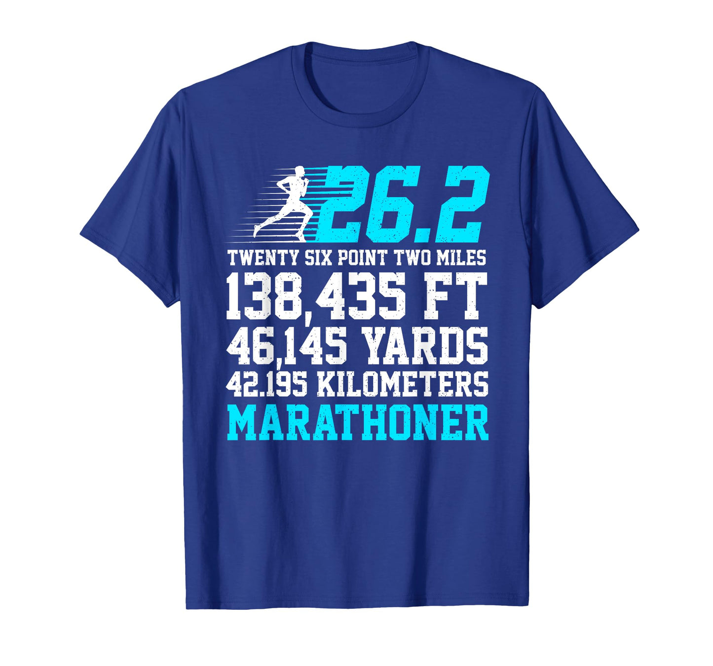 26.2 Marathon Runner Art For Men Women Finisher Marathoner T-Shirt