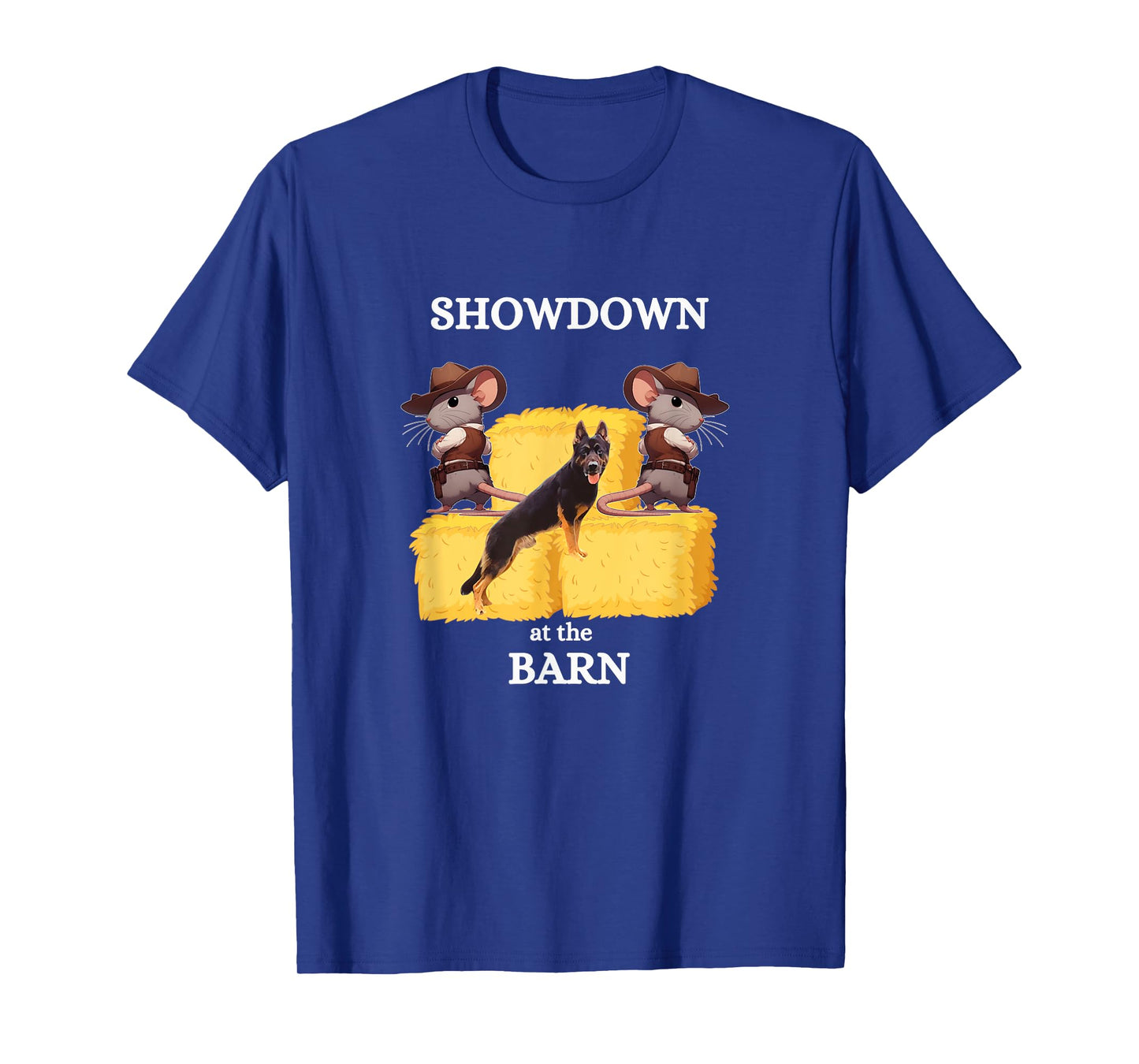 Fun Barn Hunt design - with a German Shepherd Dog T-Shirt