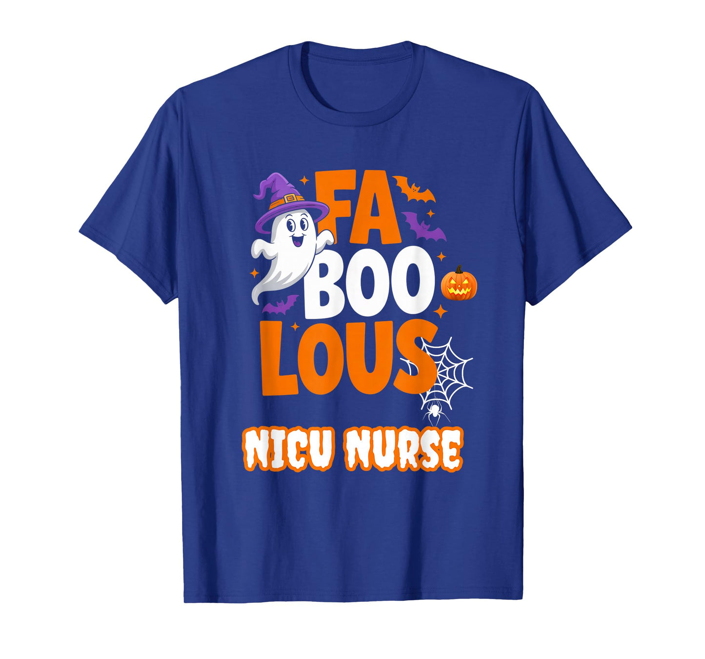 Fabulous Halloween Ghost NICU Nurse Spooky NICU Crew Women T-Shirt