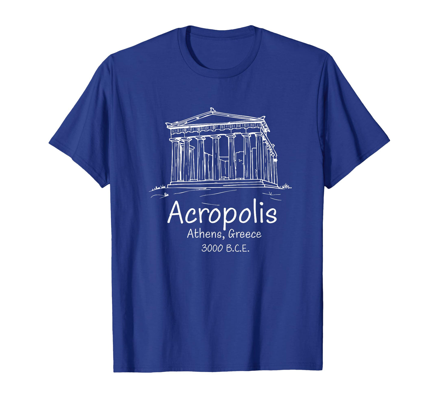 Acropolis Souvenir Athens Greece Greek Parthenon T-Shirt