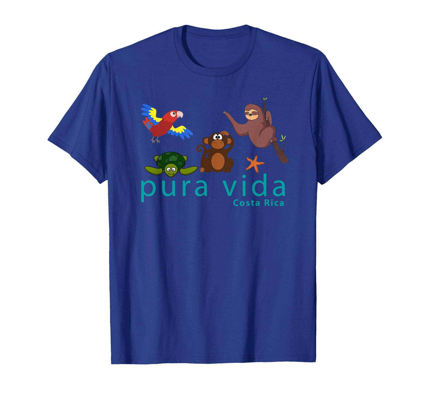 Costa Rica Pura Vida Animals Shirt T-Shirt