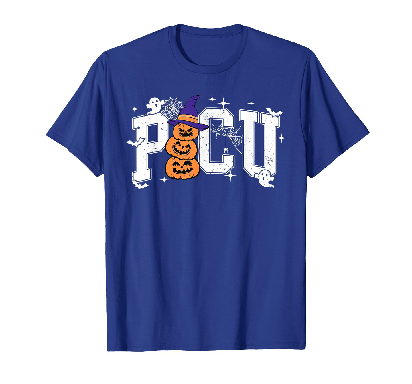 PICU Nurse Halloween Hospital Party Funny Nursing Students T-Shirt