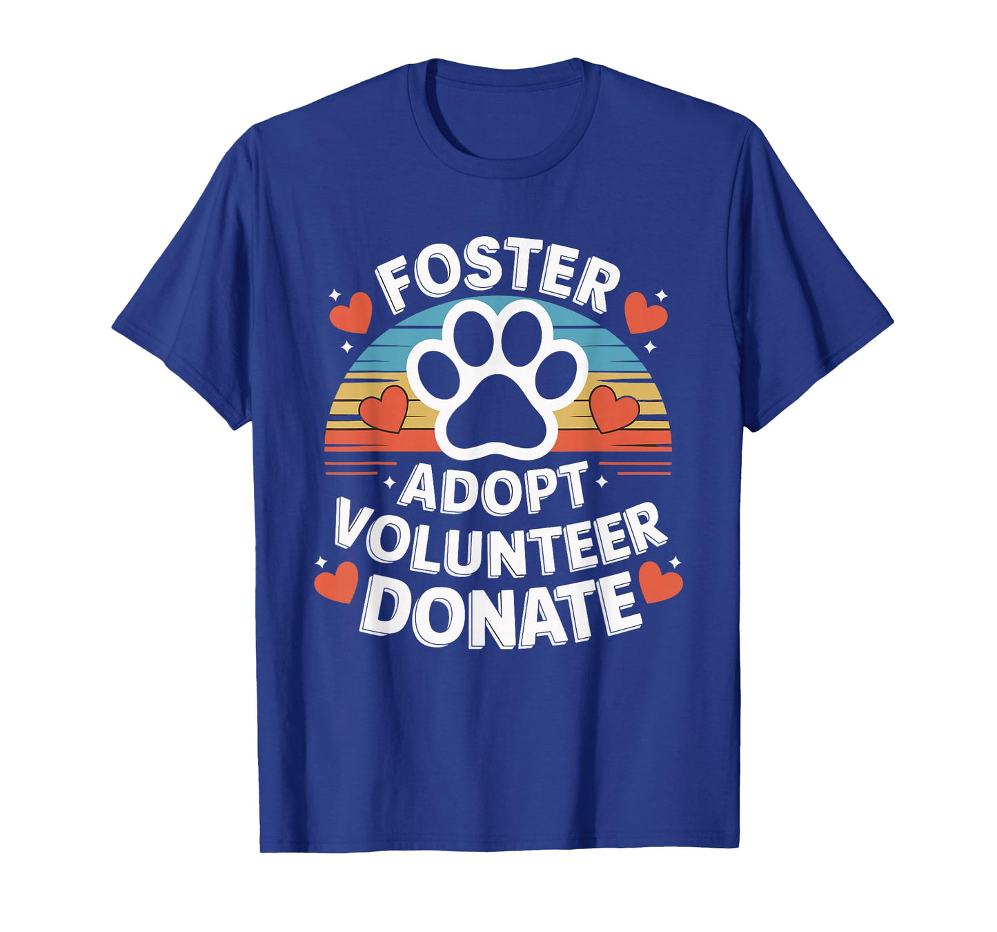 Animal Shelter Animal Rescue Dog Rescue Adoption Foster Adopt Volunteer Donate T-Shirt - Unisex-Adults, Black, Small