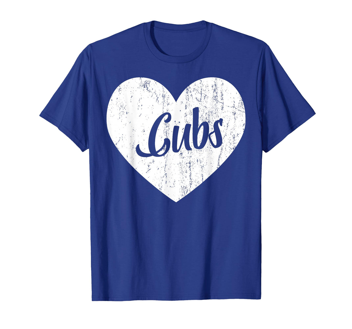 Cubs School Sports Fan Team Spirit Mascot Heart Gift T-Shirt