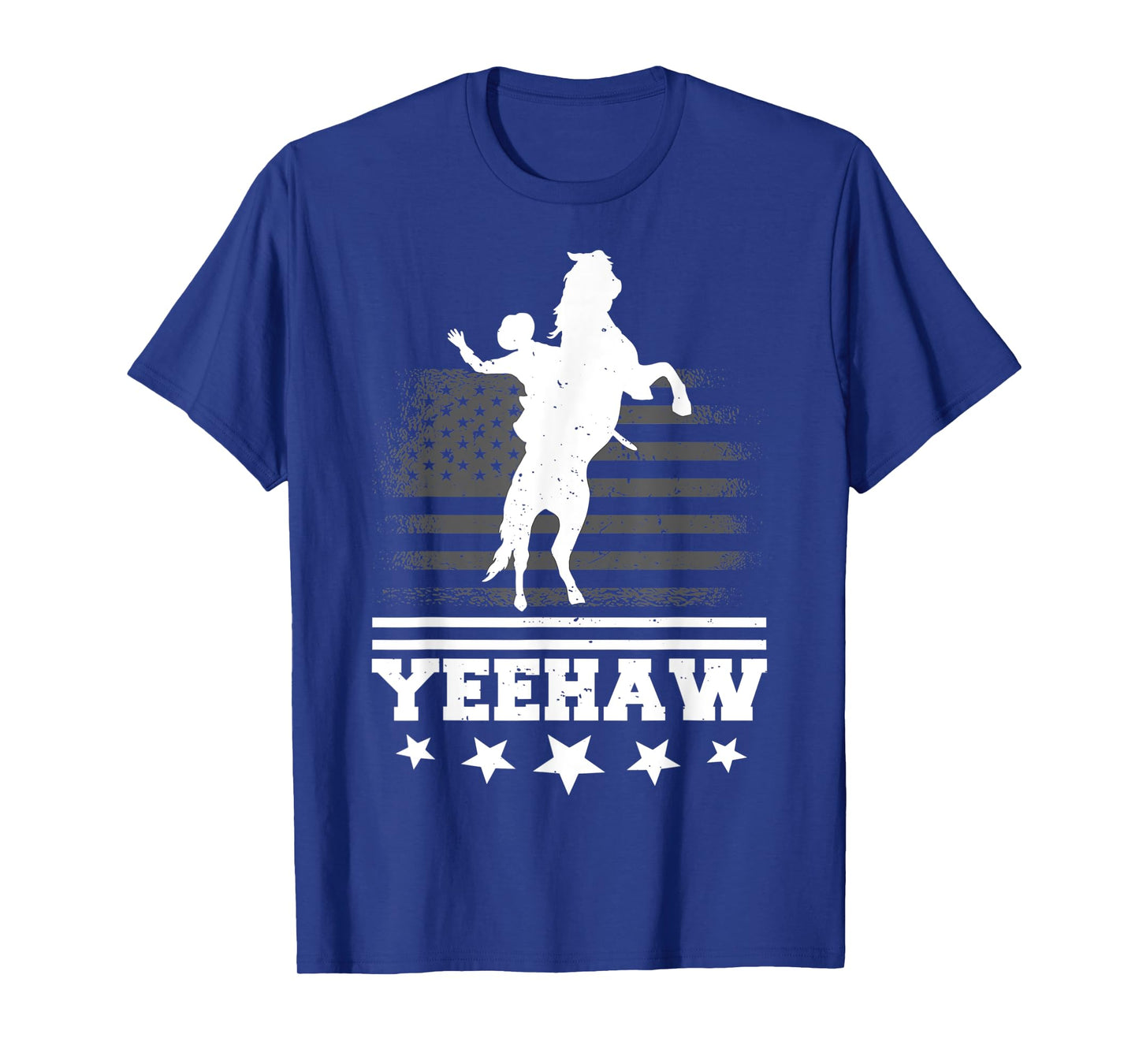 Yeehaw Cowboy Rodeo Horse Bull Riding For Men Women Kids T-Shirt