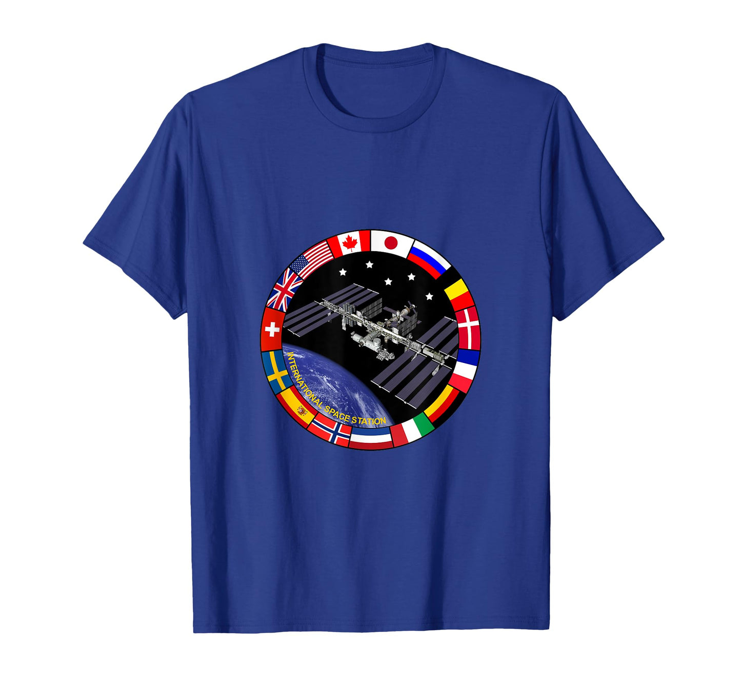 International Space Station - ISS Flag Logo T-Shirt
