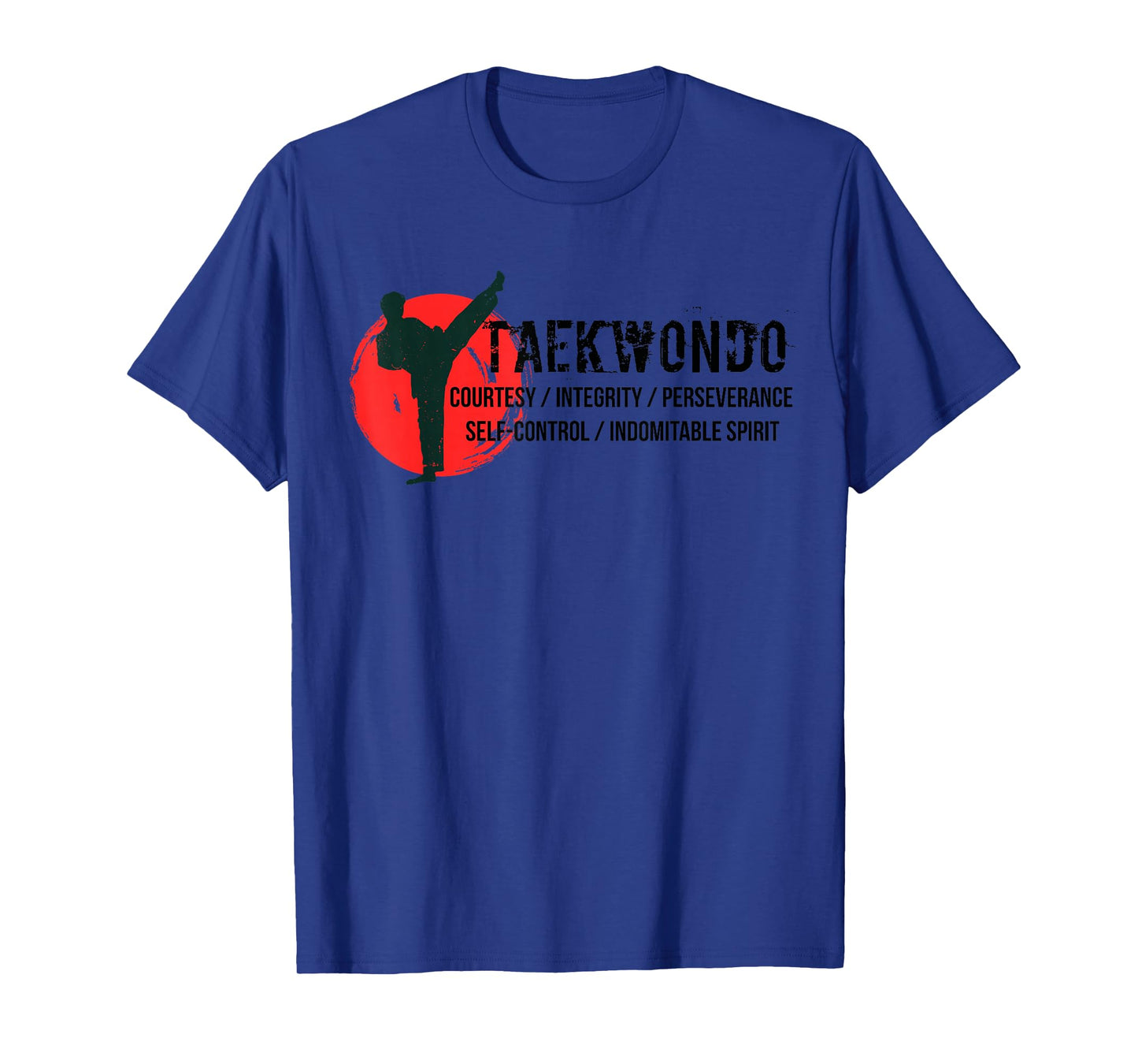 5 tenets of Tae Kwon Do Courtesy Integrity Perseverance T-Shirt
