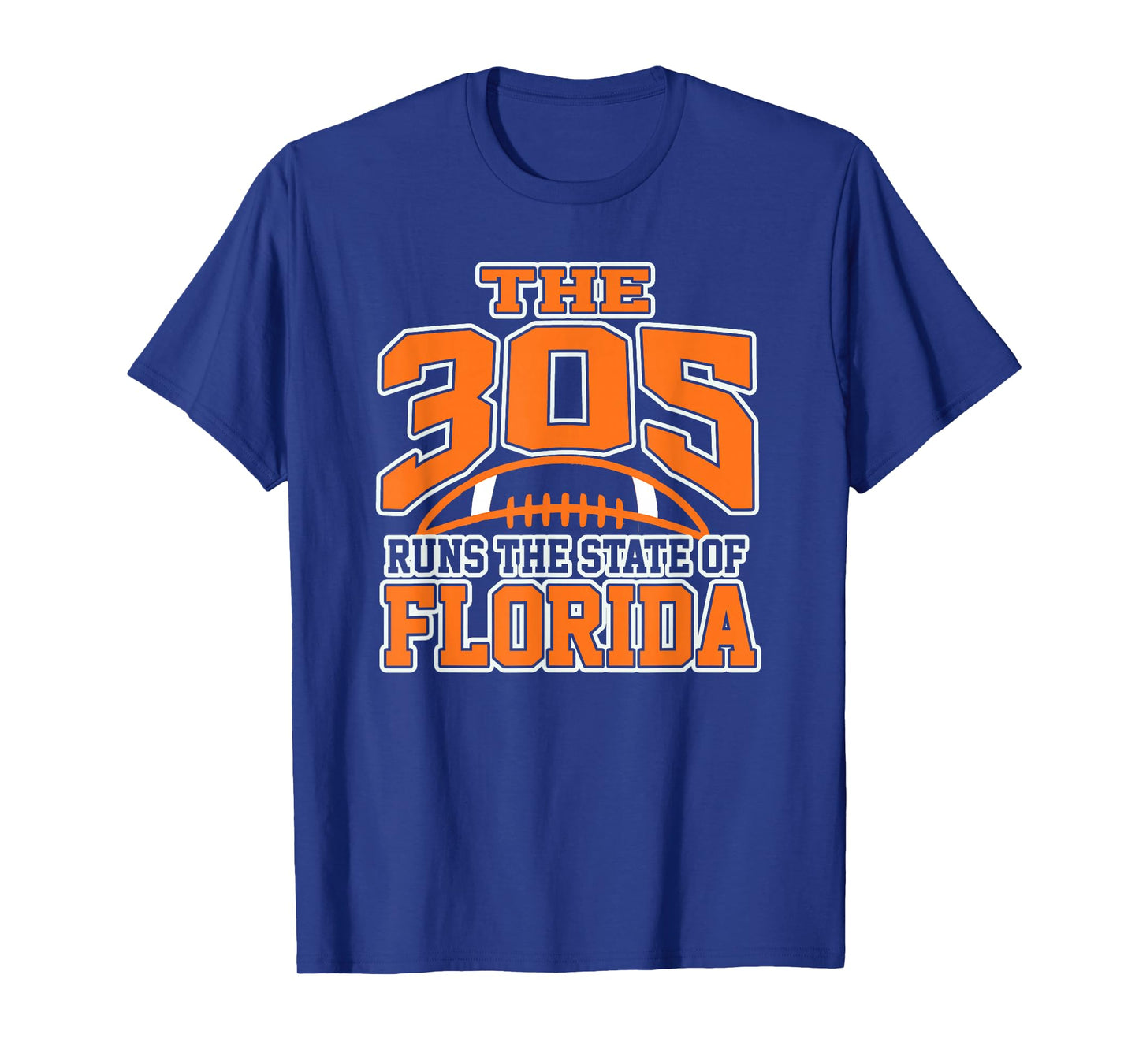 305 Miami Area Code Runs The State of Florida Pride Apparel T-Shirt