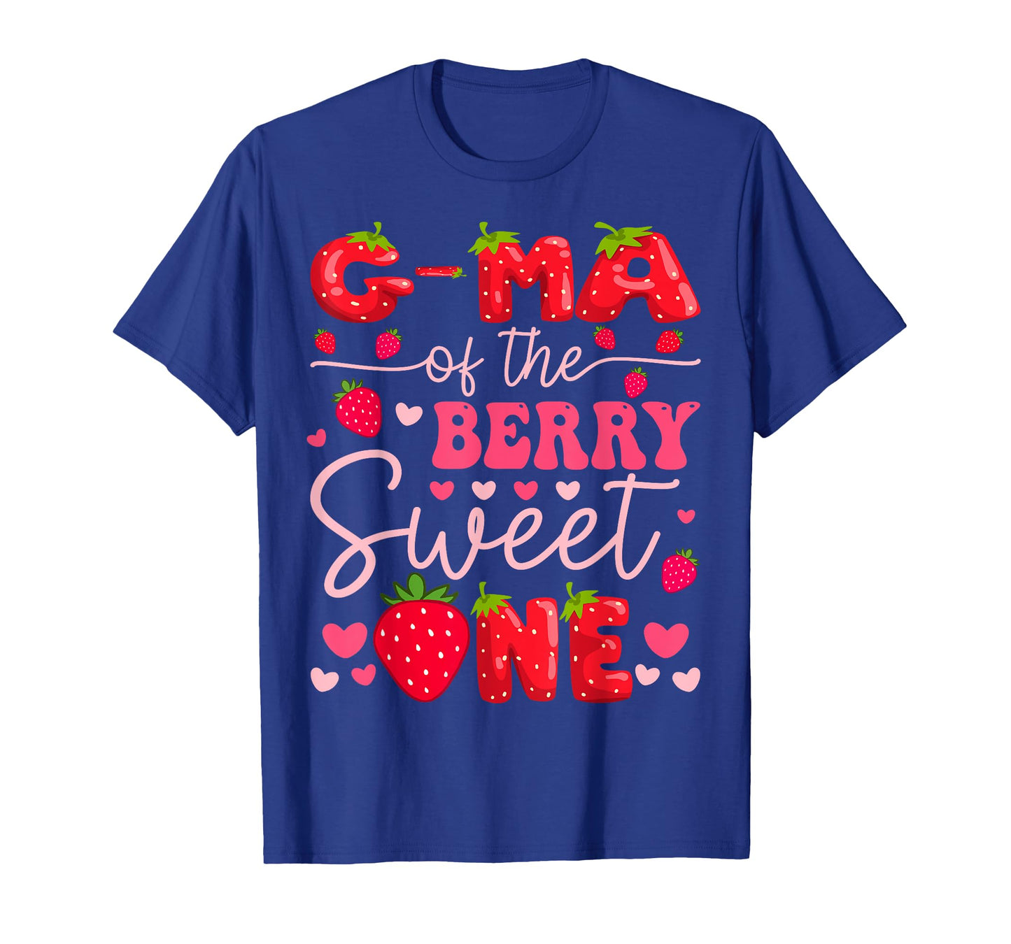 G-Ma Of The Berry Sweet One Strawberry 1St Birthday Girl T-Shirt