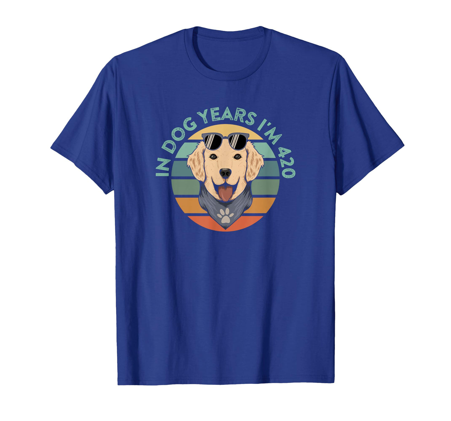 Funny 60th Birthday 420 Weed Quote In Dog Years I'm 420 Men Women T-Shirt