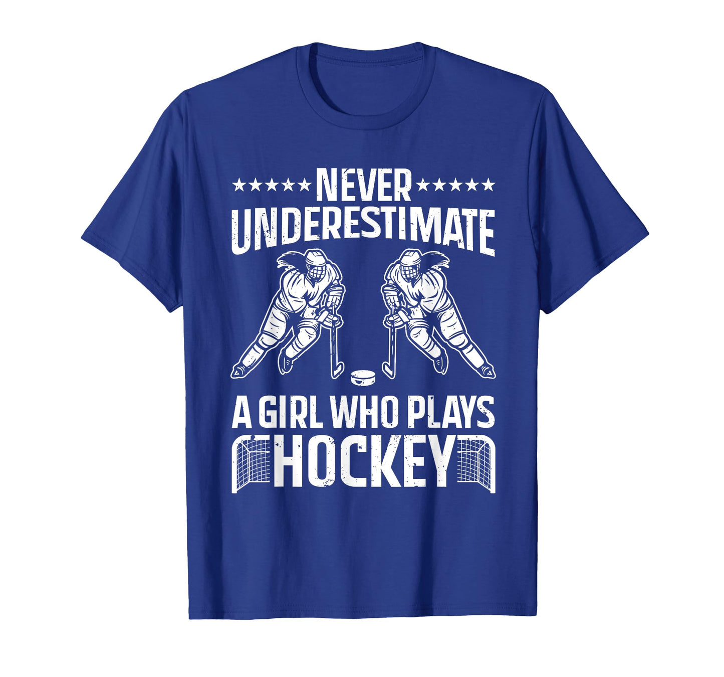 Funny Hockey Art For Girls Women Field Hockey Player Sport T-Shirt
