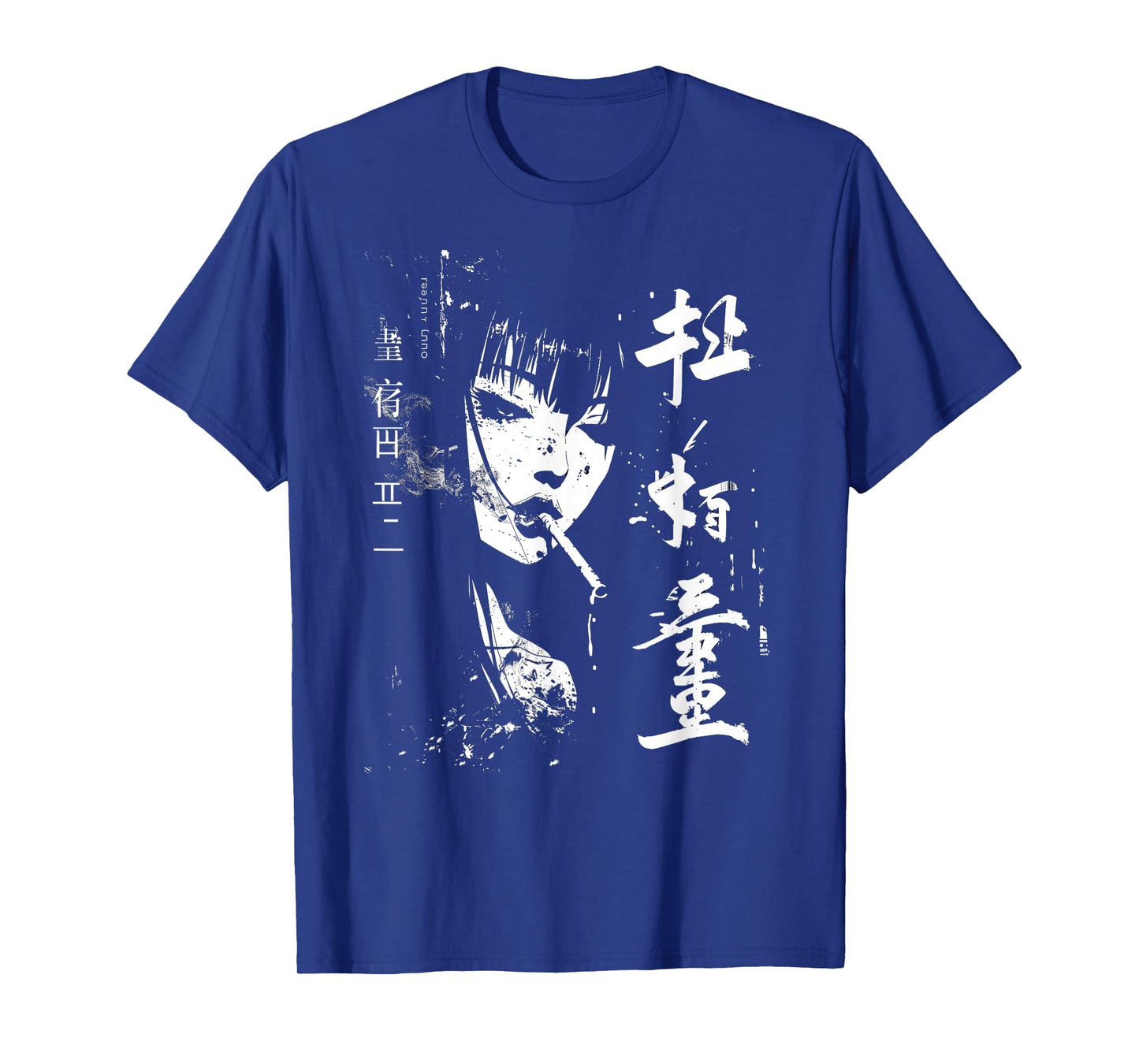 The Otaku Fan Co. Waifu Anime Horror Girl Aesthetic T-Shirt, Small, Black