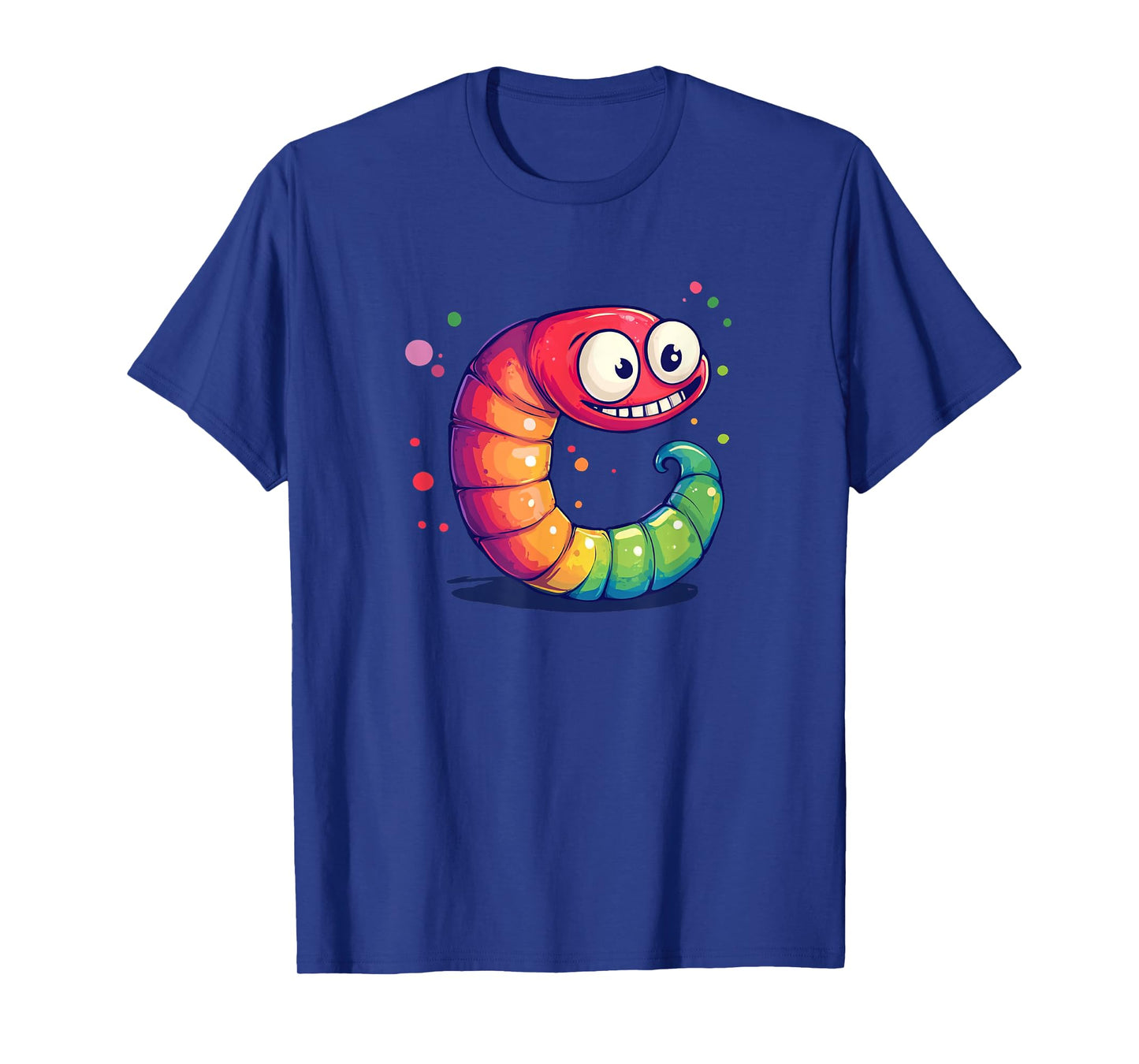 Colorful Worm with Funny Face Costume for Boys and Girls T-Shirt