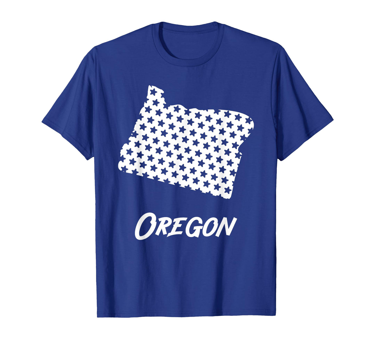 Oregon USA State Outline Stars Vintage Retro Design T-Shirt