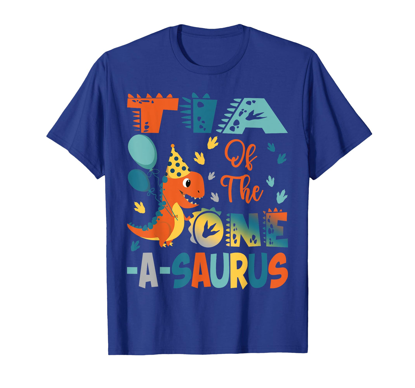 Tia Of The One-A-Saurus 2Nd Birthday Dinosaur Party T-Shirt