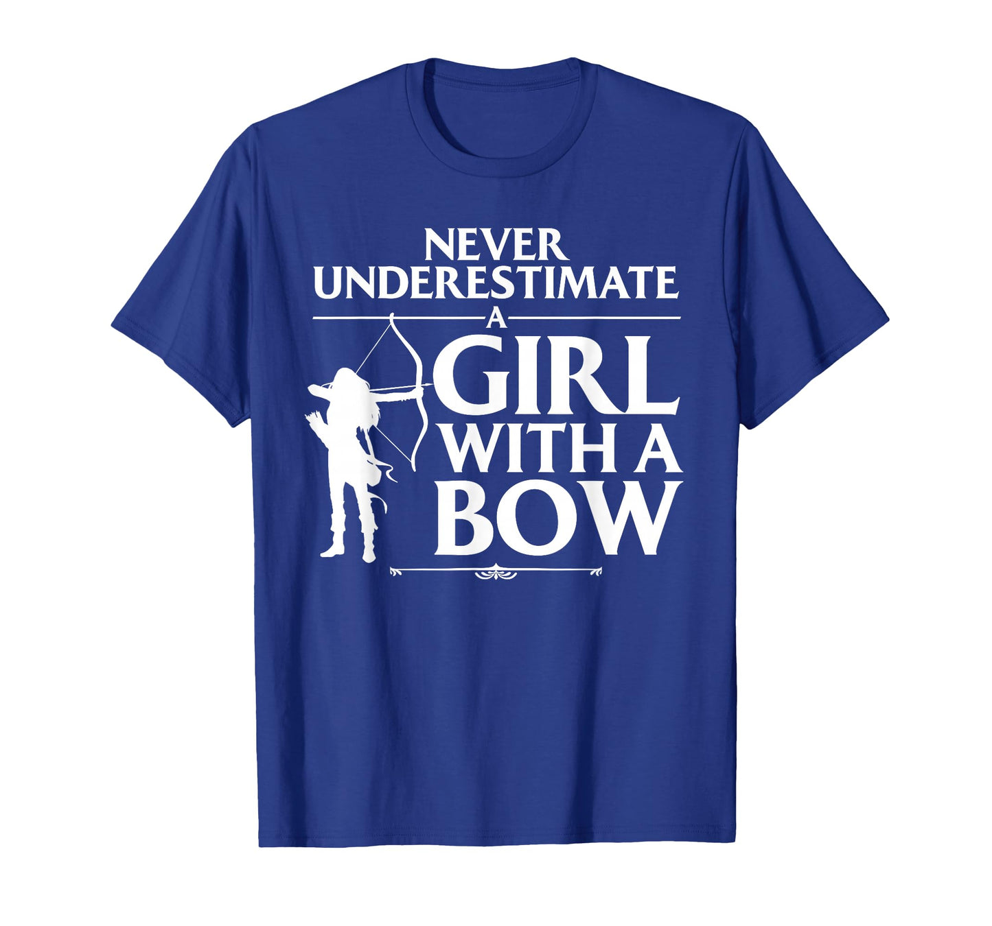 Funny Archery Design for Girls Women Bowhunter Archery Fans T-Shirt Small
