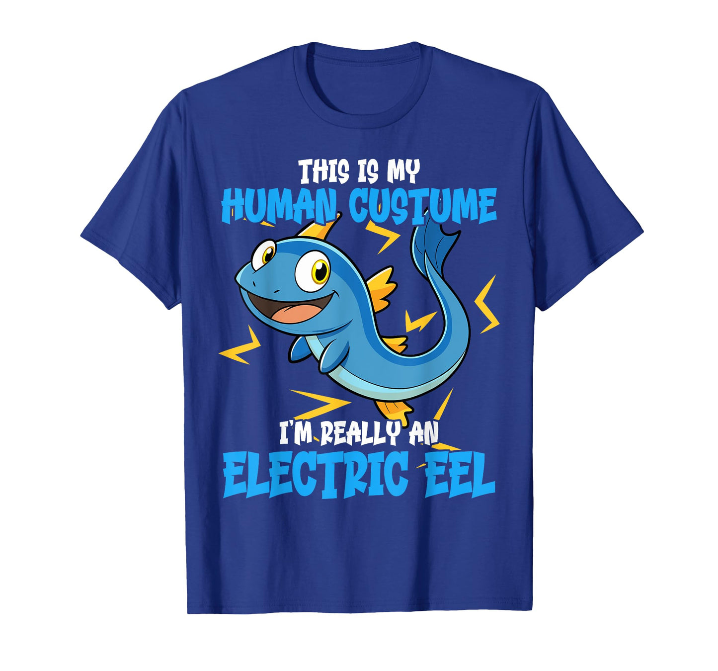 Funny Electric Eel Costume Design Animal Lovers Electric Eel T-Shirt