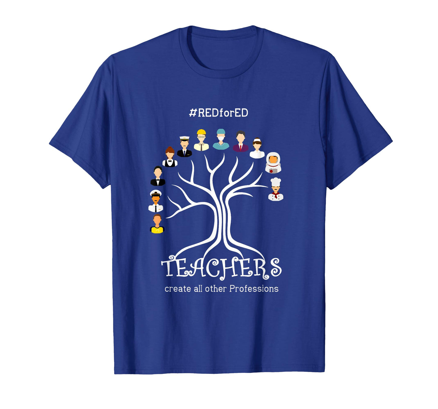 Red for ed Washington Protest Teacher or Back to School Tee T-Shirt