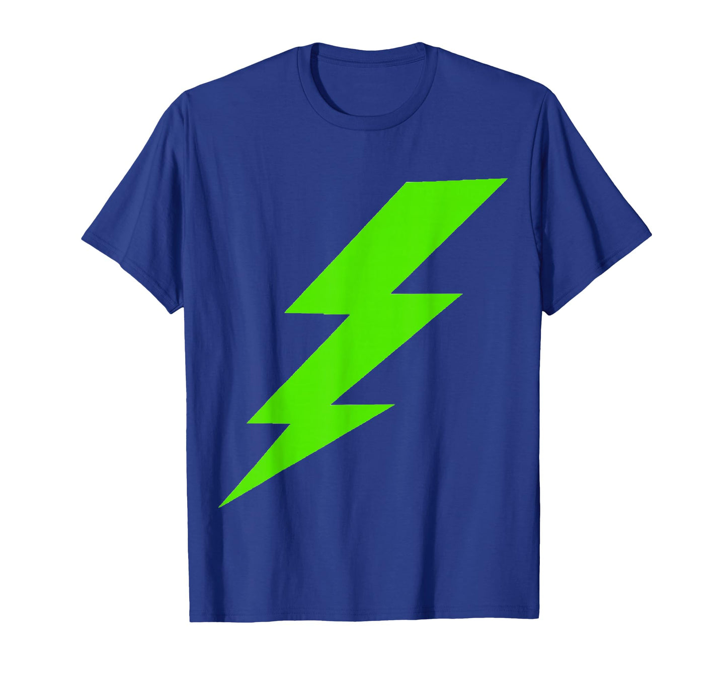 Lightning Bolt Bright Green Silhouette T-Shirt