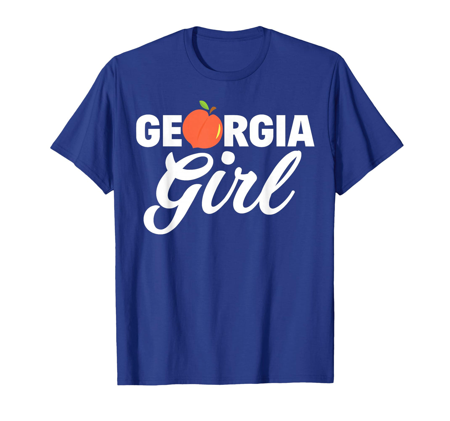 Georgia Peach Girl Funny Vintage T-Shirt