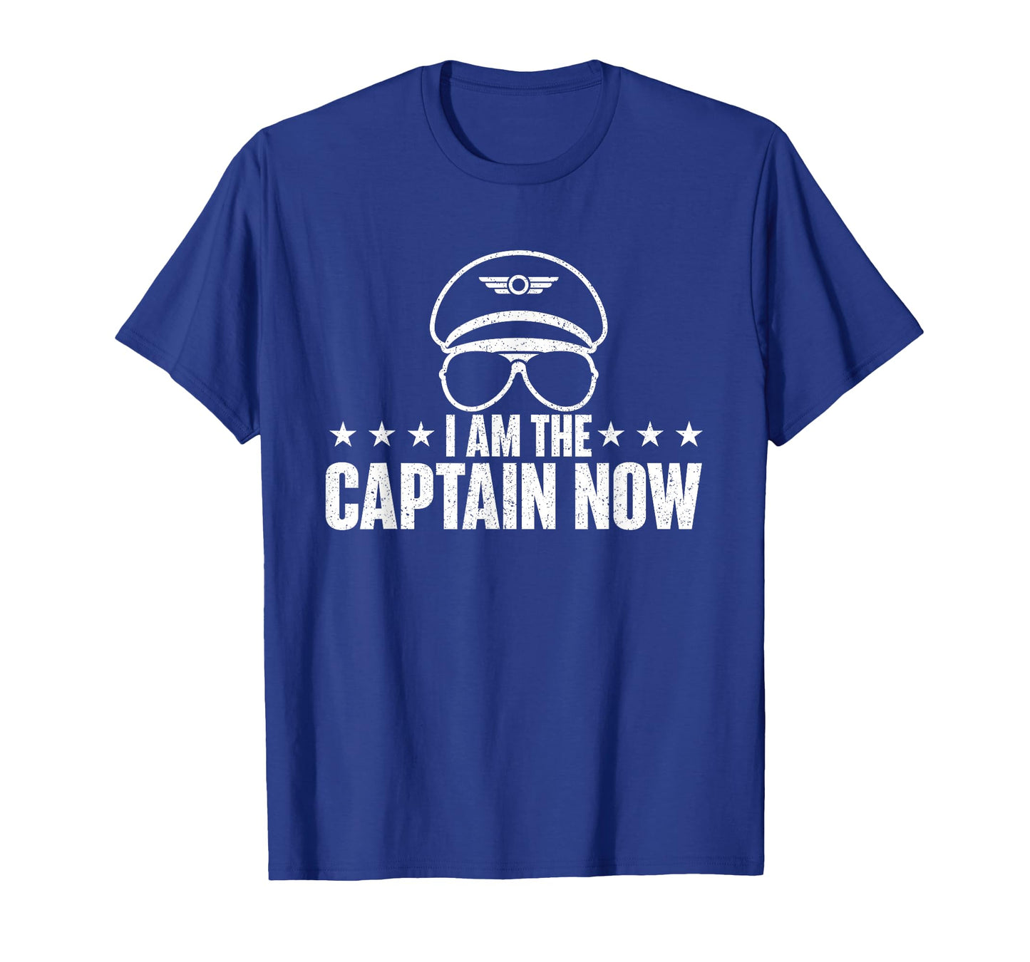 I Am The Captain Now - Airplane Aircraft Lover Airline Pilot T-Shirt