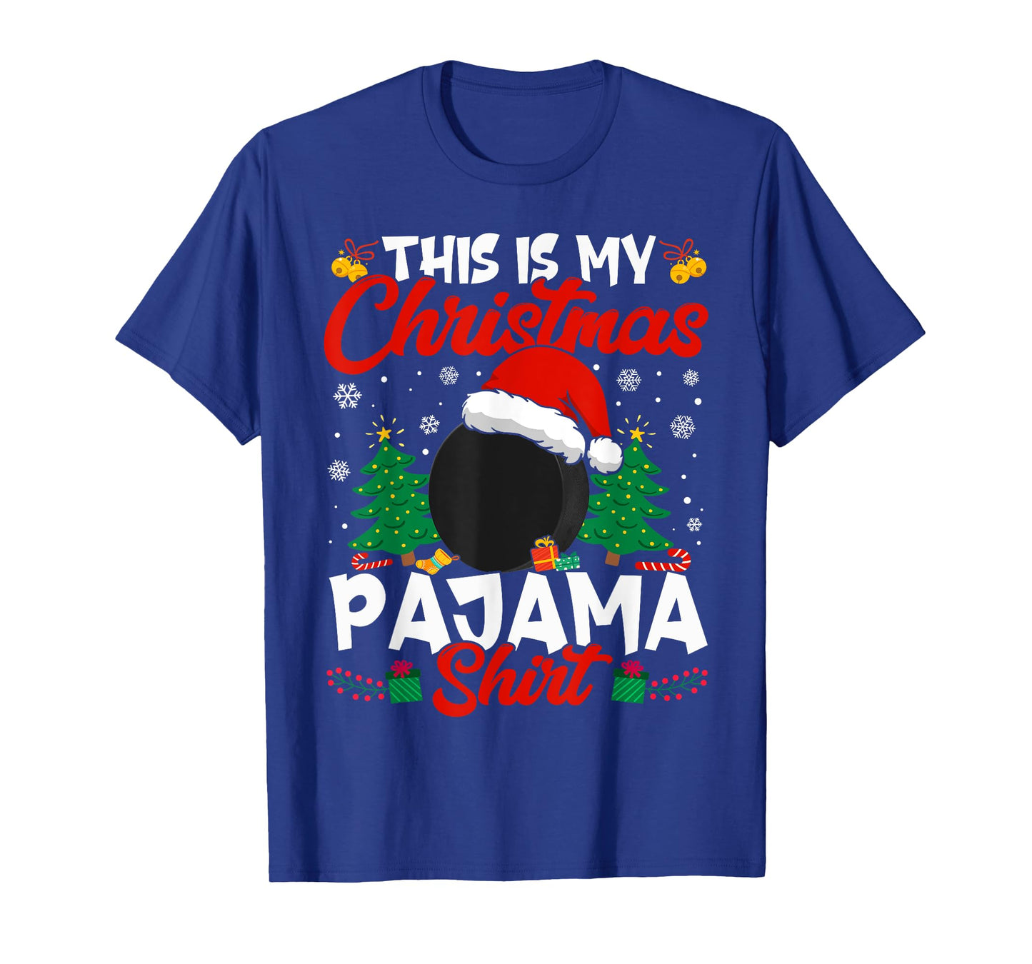 This Is My Christmas Hockey Lover Men Women Boy Girl T-Shirt