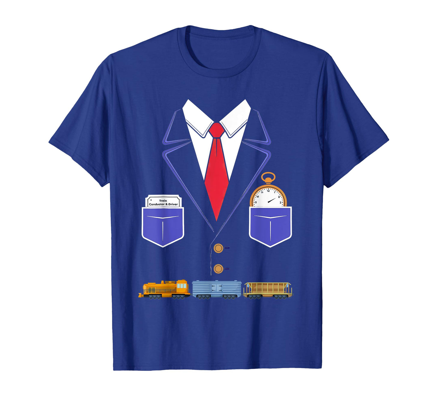 Train Conductor Costume Outfit Idea For Kids Train Driver T-Shirt