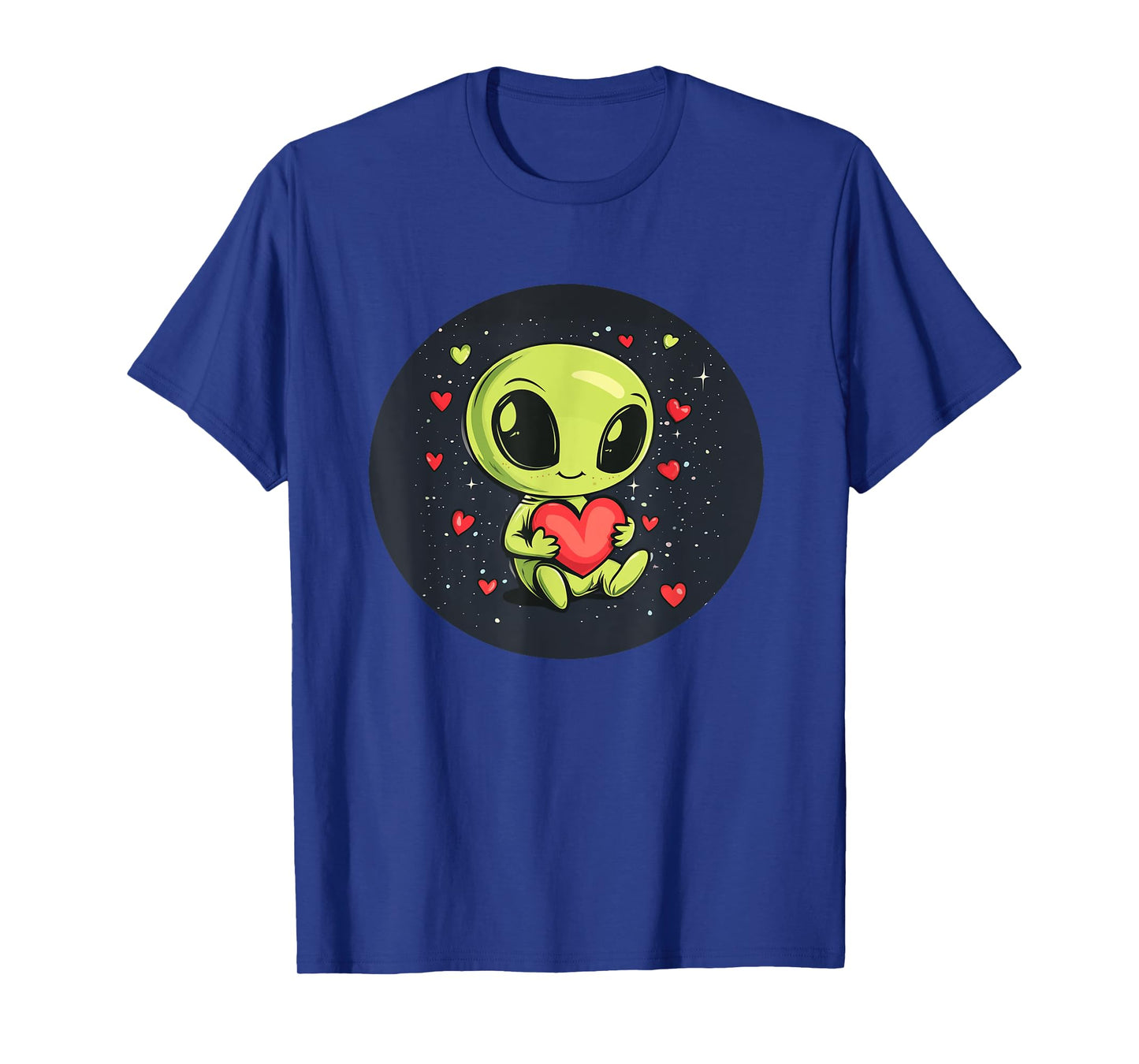 Happy Valentine's Alien for a Space and Casual Look T-Shirt