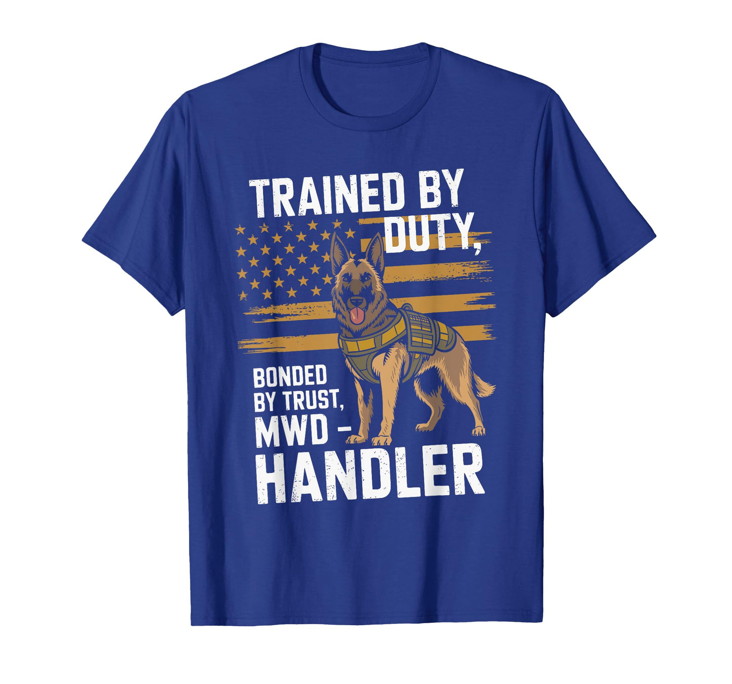 Military Working Dog Handler K9 Veteran Men T-Shirt