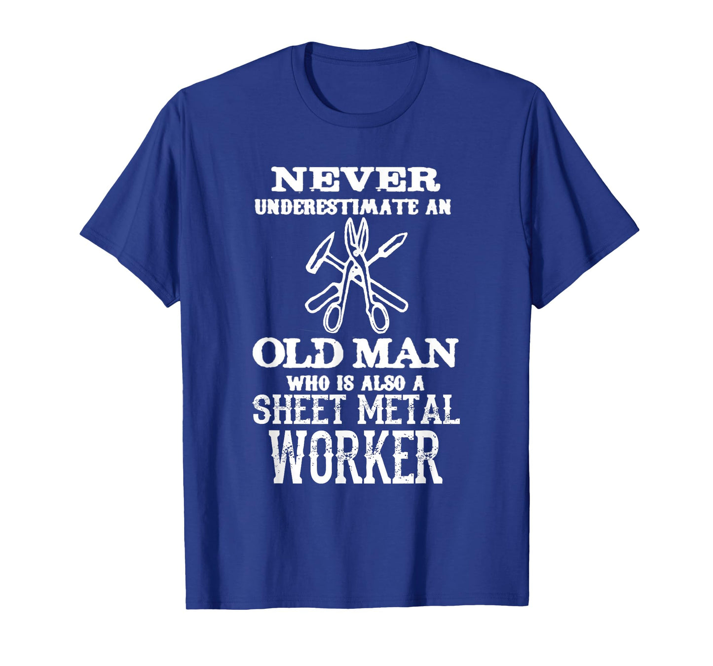 Old Man Union Sheet Metal Worker Proud Union Worker T-Shirt