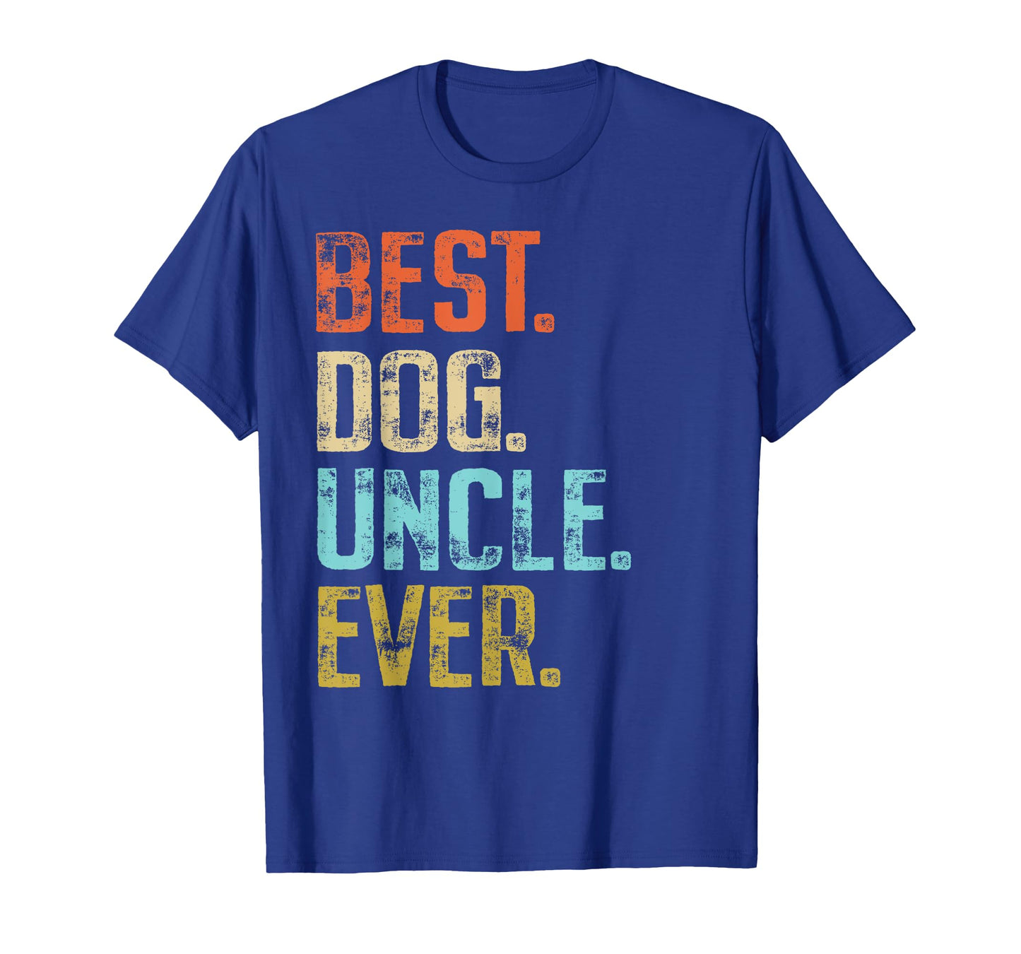Mens Best Dog Uncle Ever Vintage Dog Lover T-Shirt