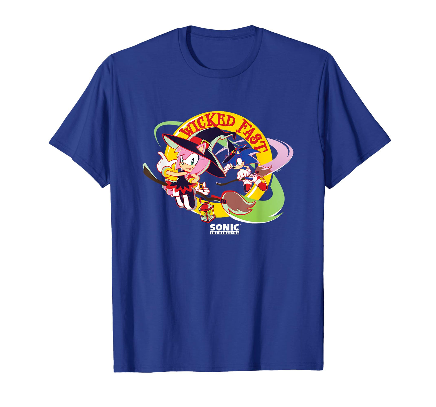 Sonic The Hedgehog Halloween Wicked Fast Witch Costumes T-Shirt