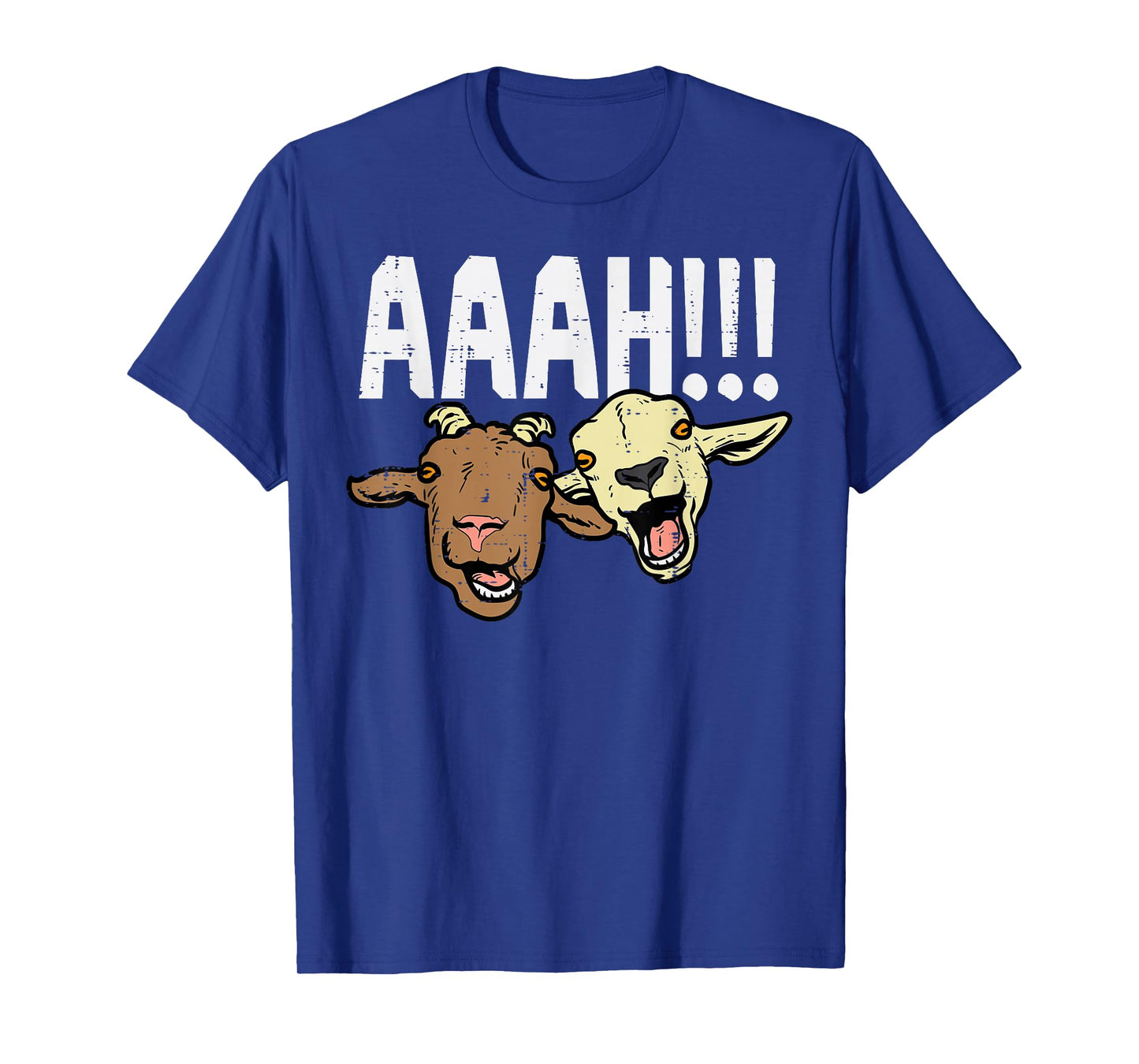 Screaming Goats Aaah Funny Bleat Farm Animal Women Men Kids T-Shirt