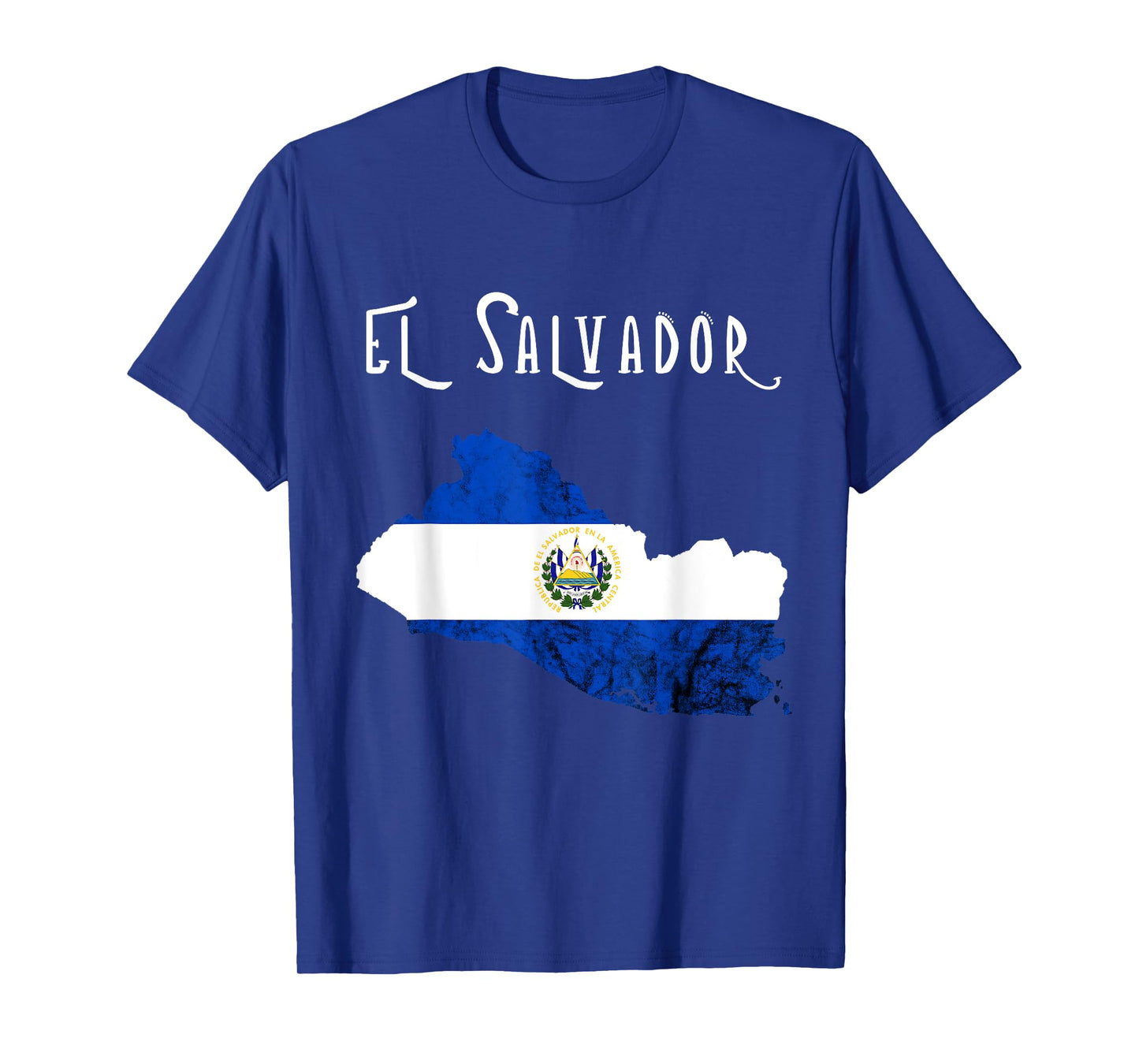 El Salvador Republica De El Salvador Map Salvadorian T-Shirt