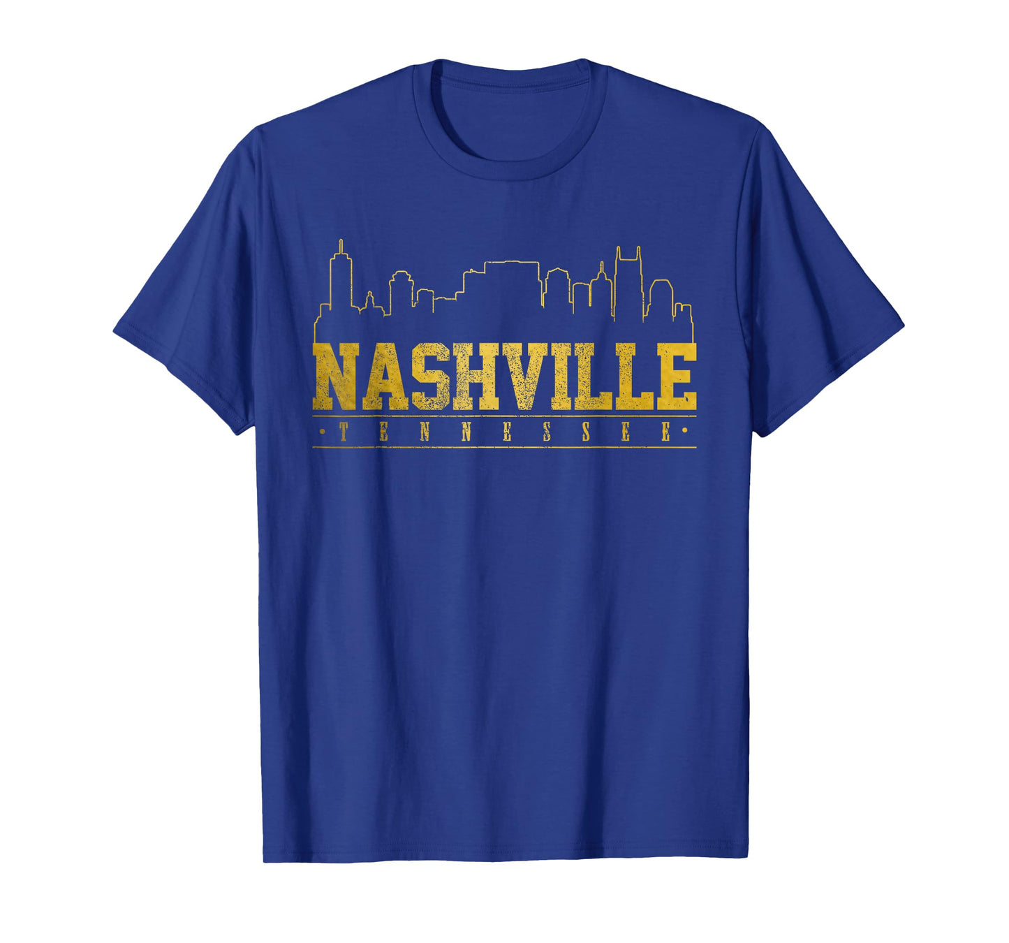 Nashville Skyline Tennessee TN Music City Vintage Nash T-Shirt