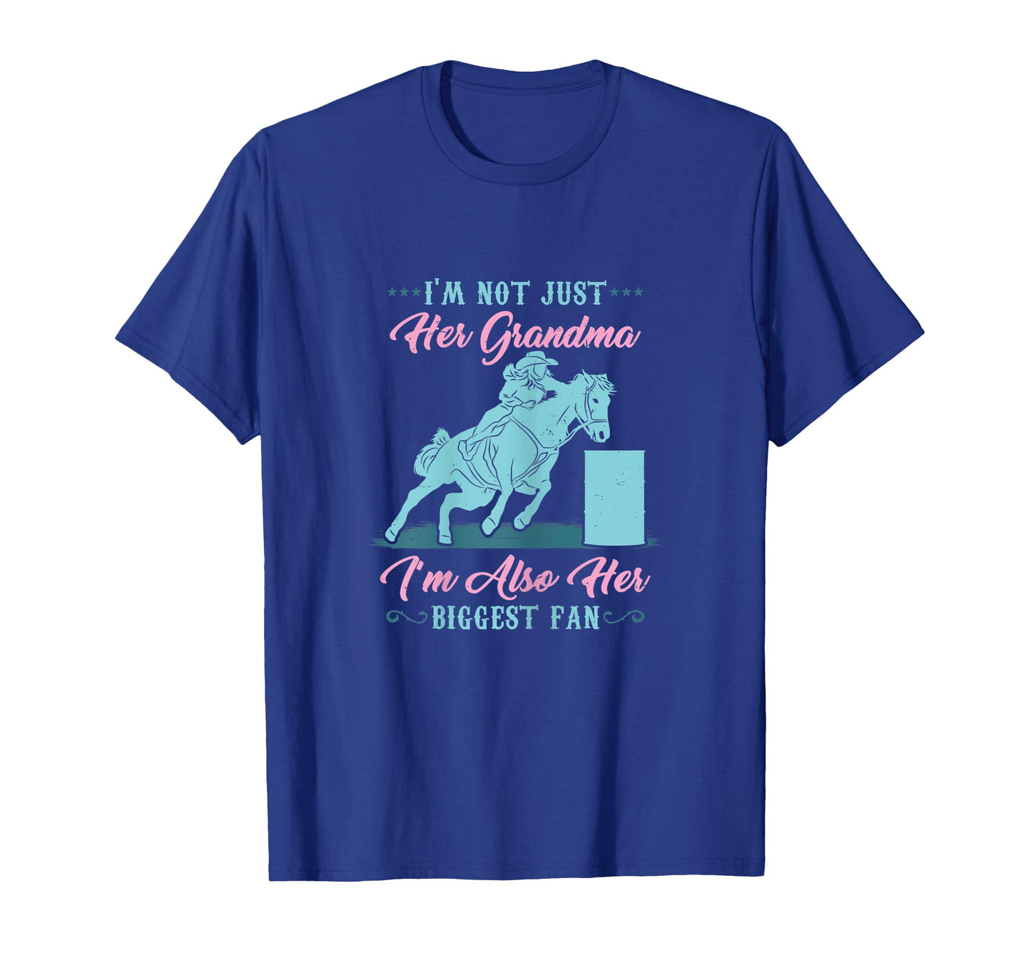 Womens Barrel Racing I Equestrian Horse Grandma T-Shirt