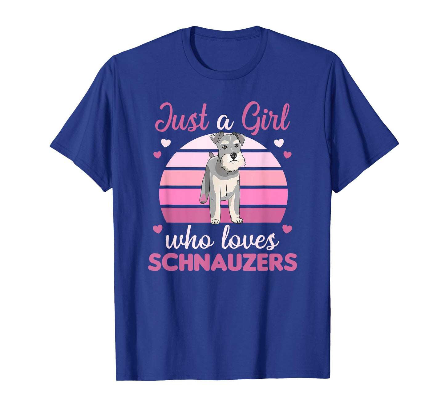 Just a girl who loves schnauzers Dogs For Girls T-Shirt