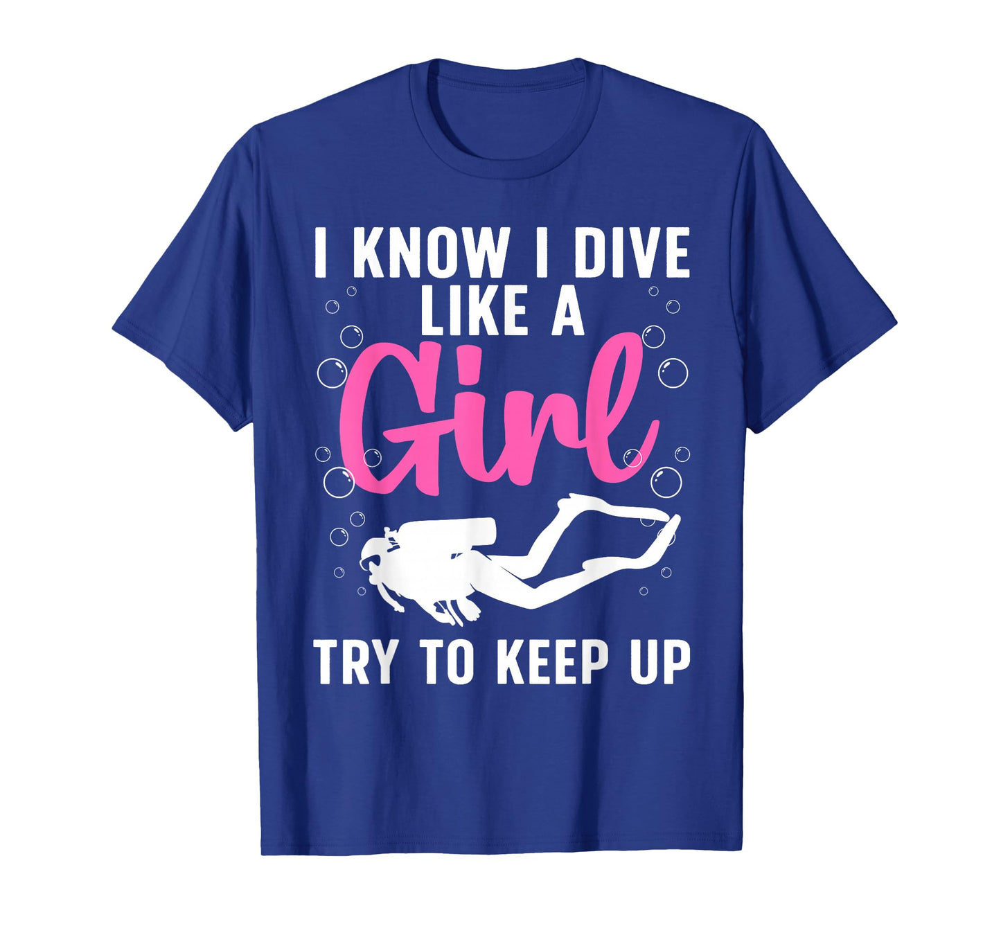 Cool Scuba Diving for Women Girls Rescue Diver Ocean Divers T-Shirt