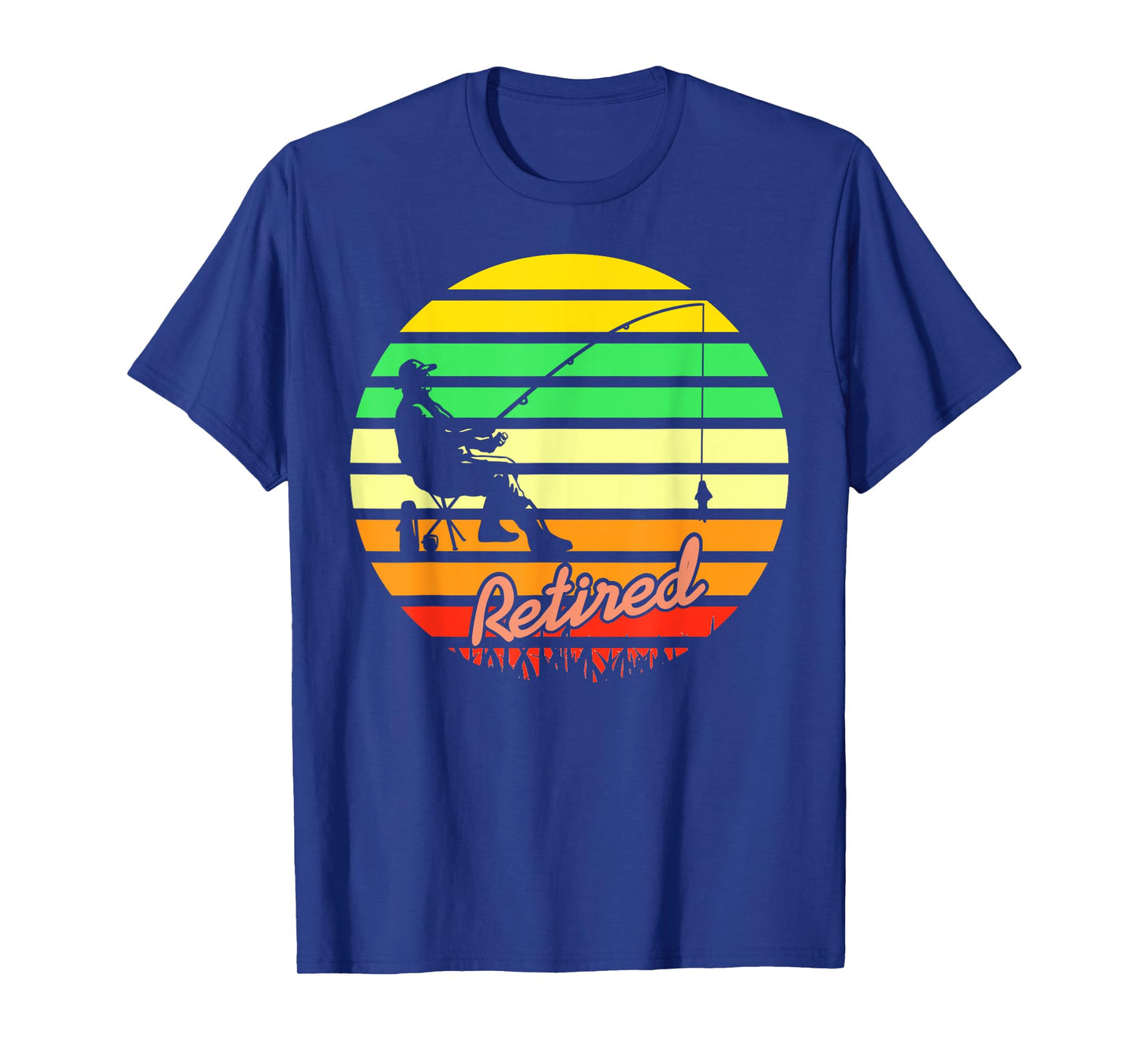 Retired Gone Fishing Outdoor Relaxation T-Shirt