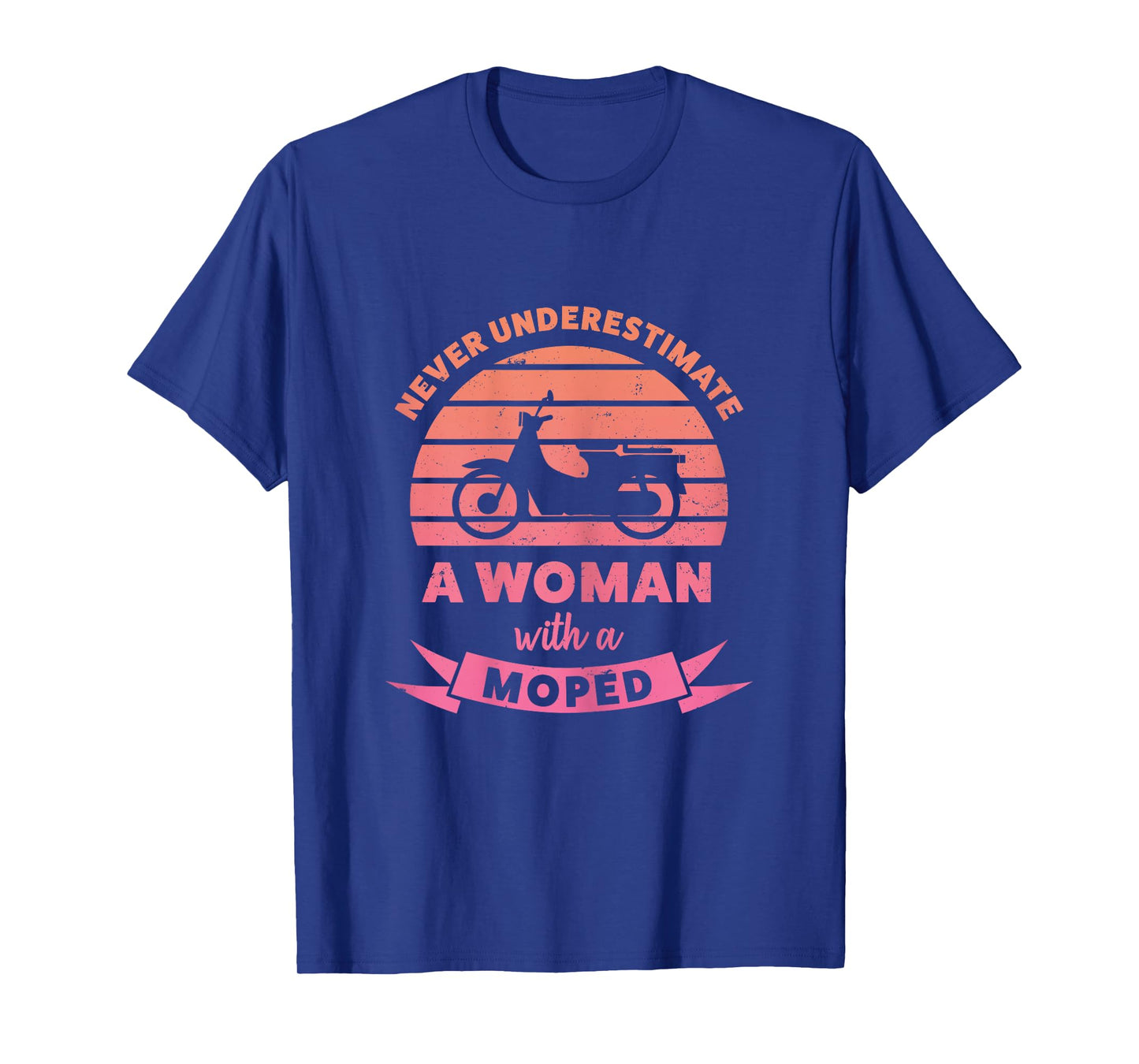 Woman with a Moped Funny Gifts Wife T-Shirt