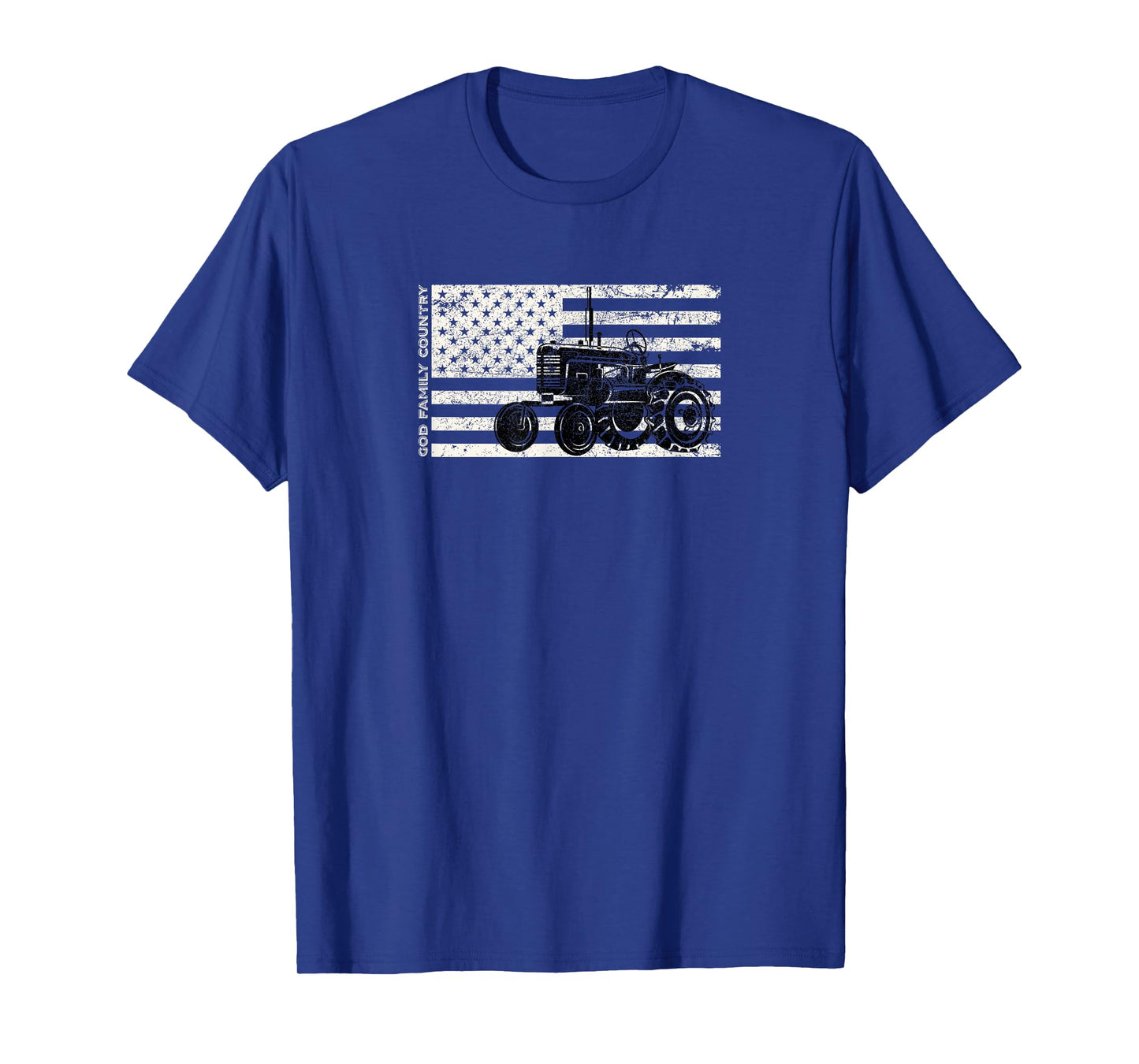 God Family Country vintage Patriotic Farmer T-Shirt T-Shirt for Women Kids Men